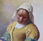 After Vermeer The Milkmaid