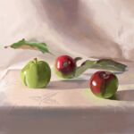 Caroline Johnson Digital Art alla prima From observation of home grown apples